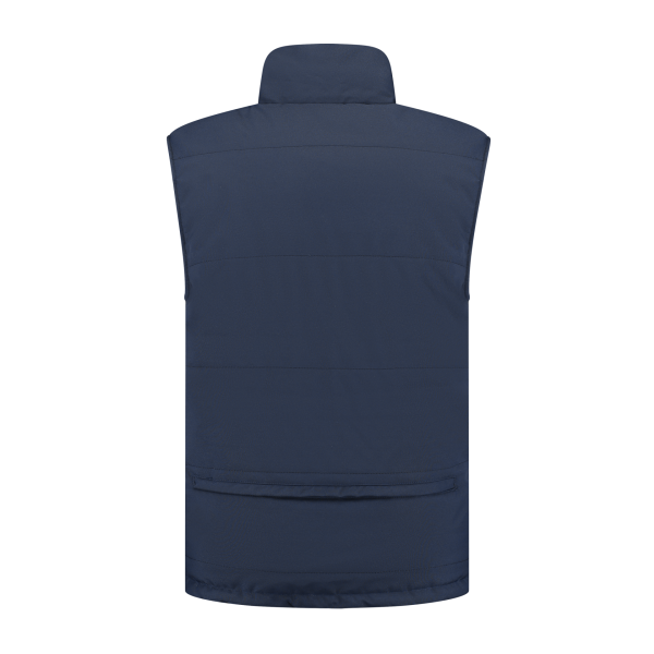 11 fbft bodywarmer donker blauwe kant Back