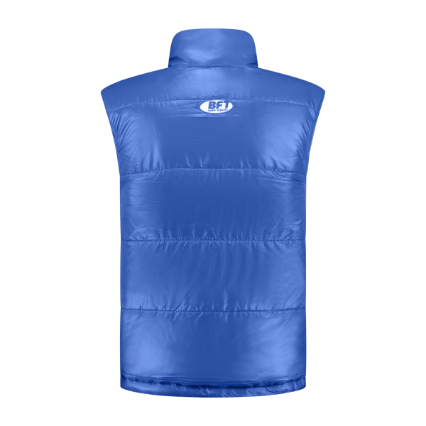 11 fbft bodywarmer ligt blauwe kant Back